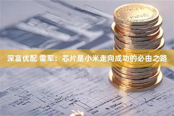 深富优配 雷军：芯片是小米走向成功的必由之路