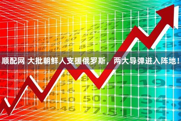 顺配网 大批朝鲜人支援俄罗斯，两大导弹进入阵地！